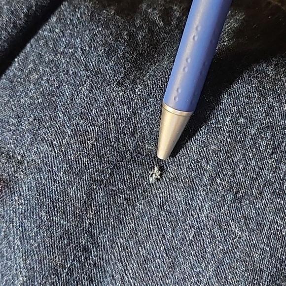 Old Navy Side Zip Denim Dark Blue Mini Skirt 100% Cotton Size 10 - Picture 5 of 5